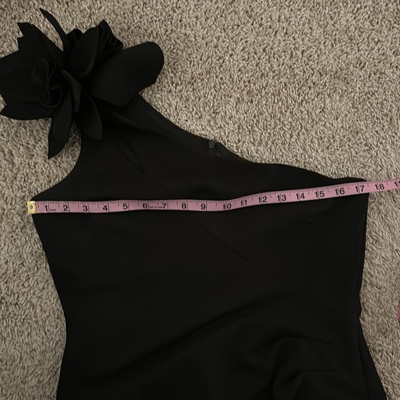 XSCAPE black one shoulder gown - Picture 10 of 10